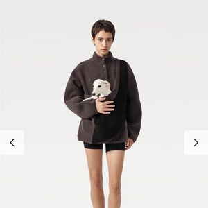 Cozy Black Dog Carrier Sweater